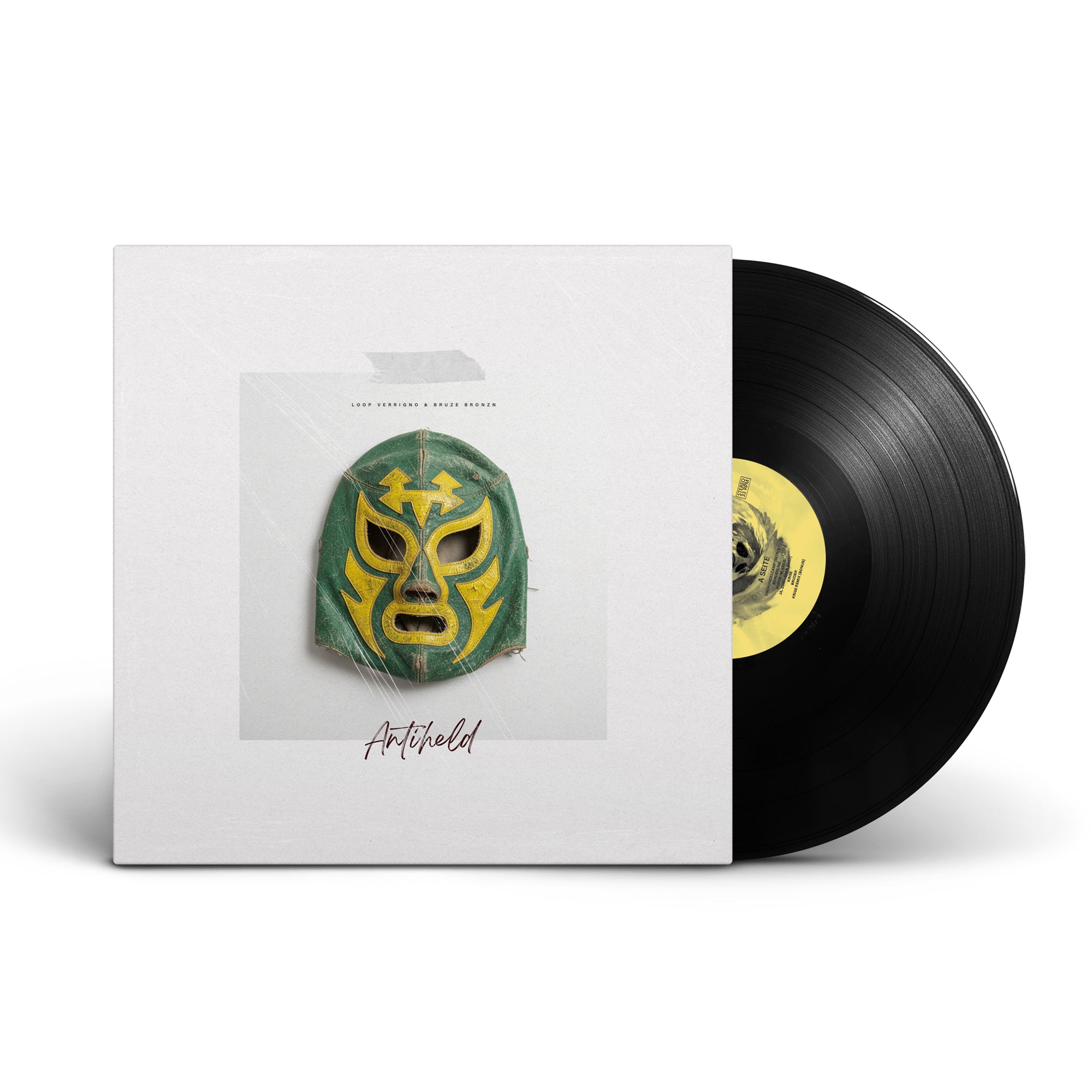 Bruze Bronzn & Loop Verrigno - ANTIHELD - Black Vinyl